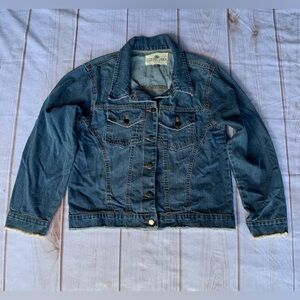 1 Sunset Lane Blue Jean Jacket Size Medium